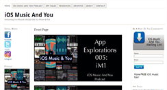 Desktop Screenshot of iosmusicandyou.com